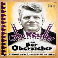 Der berzieher ----- Otto Reutter ----- 
Otto Reutter war ein deutscher Snger, Komponist und Komiker und verfasste im Jahr 1925 das Lied "Der berzieher".<br>
Fast genau 50 Jahre spter wurde dieses Lied in einem Sketch von und mit Peter Frankenfeld gecovert.<br>
Es gibt auch andere inoffizielle Coverversionen, beispielsweise von Reinhard Mey.<br>
