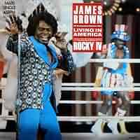 Living In America ----- James Brown ----- 
James Brown (James Joseph Brown, Jr.) war einer der bedeutensten Blues und Soulsnger berhaupt.<br>
Er trug Titel wie "Soul Brother Number One" oder aber "The Godfather Of Soul"<br>
Bekannte Titel von James Brown waren
"Sex Machine" , "Hot Pants" und "How Do You Stop".<br>
"Living In America" ist aus dem Jahr 1985 und hat es in Deutschland bis auf den 12. Platz in den Charts geschafft.<br>
Dieser Song wurde auch von James Brown selbst in dem 4. Teil der Rocky Serie aufgefhrt.<br>

