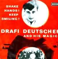 Shake Hands ----- Drafi Deutscher and his Magics ----- 
Auch wenn der Titel "Marmor, Stein und Eisen bricht" ein Nummer Eins Hit war und bekannter ist, so ist es aber so dass der Song "Shake Hands" aus dem Jahr 1964 nach dem Punktesystem erfolgreicher war.<br>
Dieser Song hat es zwar "nur" auf Platz 2 geschafft, konnte sich aber 24 Wochen, und somit 4 Wochen länger als "Marmor, Stein und Eisen bricht" in den Charts halten.<br>
Drafi Deutscher war als Sänger ebenso aktiv und erfolgreich wie auch als Komponist und Produzent.<br>
Drafi Deutscher war alleine sowie auch in Begleitung unter verschiedenen Pseudos aktiv, u.a. Blue Broters, Mixed Emotions, Continental Brothers usw.<br>
Ein anderes bekanntes Werk von Drafi Deutscher war Jenseits von Eden was im deutschen von Nino de Angelo und im englischen (Guardian Angel) von ihm selbst unter dem Pseudo Masquerade gesungen worden ist.<br>
